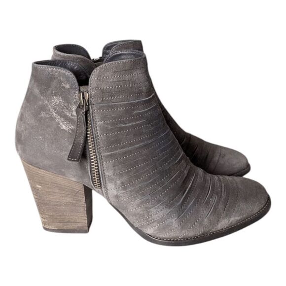 PAUL GREEN Malibu Grey Suede Ankle Boot Size 5.5(US8) - Picture 2 of 9